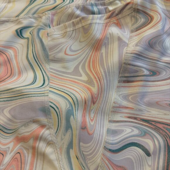 Old Navy Active PowerSoft High-Rise Leggings – Marble Swirl Print – Size 2X - Picture 8 of 11